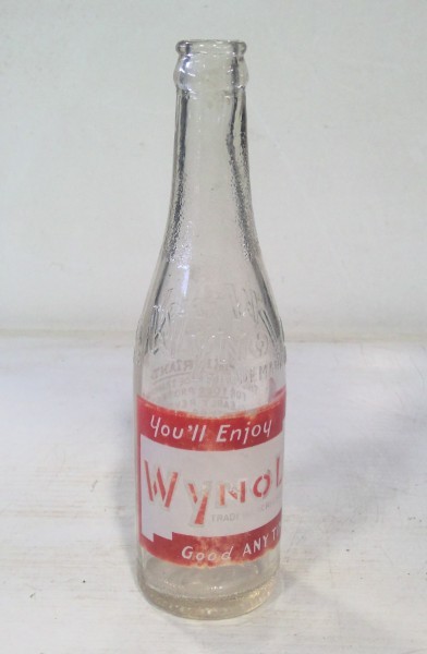 Vintage Wynola Cola 11 Oz. Glass Bottle - Toronto Canada for sale