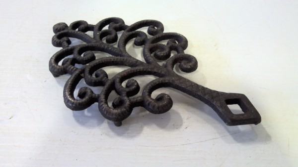 Vintage Cast Iron Trivet / Pot Holder. for sale