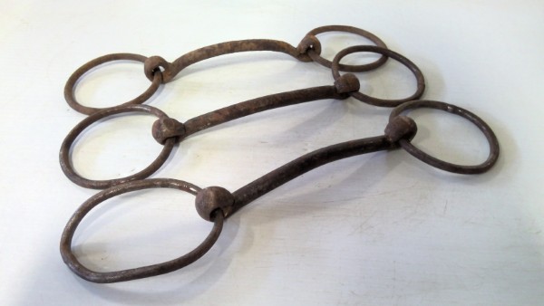 Lot of 3 Antique Horse Bridle Bits for sale