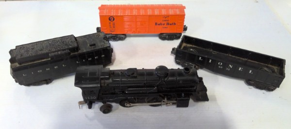 Vintage Lionel Trains 1130 Locomotive 6032 6026 and 6034 1950s Toy Train for sale