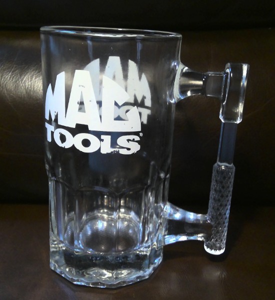 Vintage Mac Tools Beer Stein Glass Mug for sale