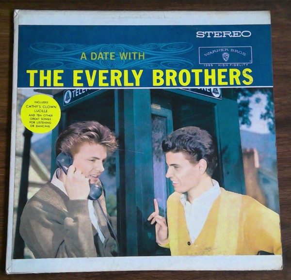 Vintage A Date With The Everly Brothers - Original Vinyl LP Record for sale
