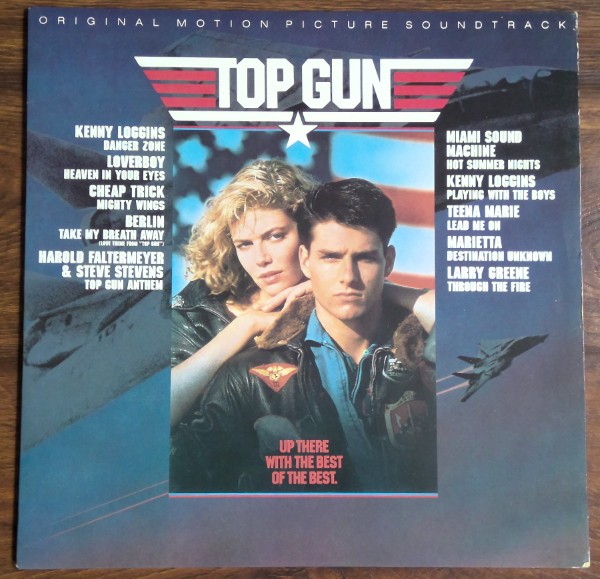 Top Gun OMP Soundtrack - 1986 Vintage Vinyl Record LP. for sale